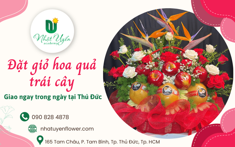 Giỏ hoa quả trái cây