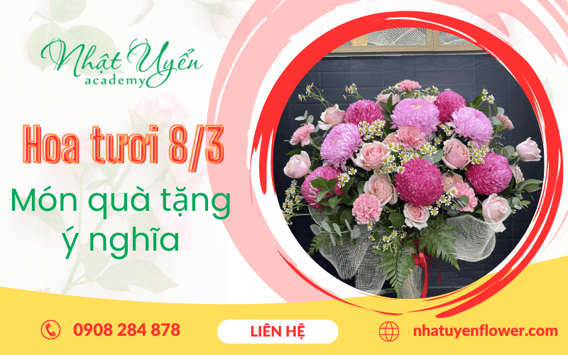 đặt hoa tươi 8/3