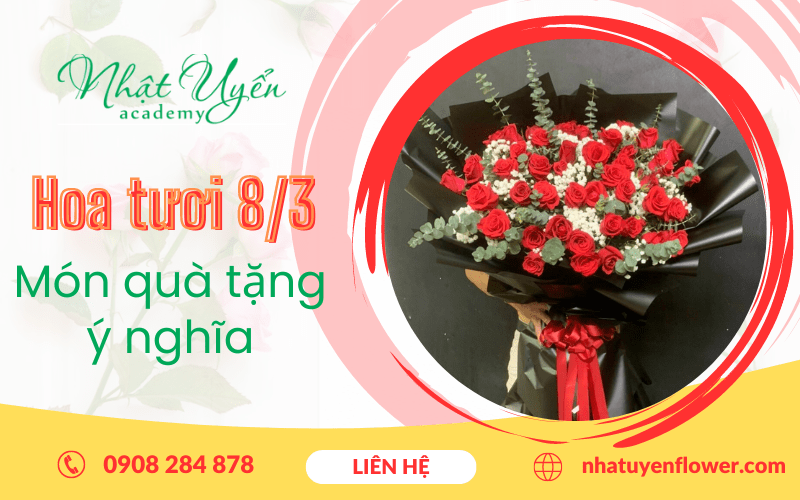 đặt hoa tươi 8/3