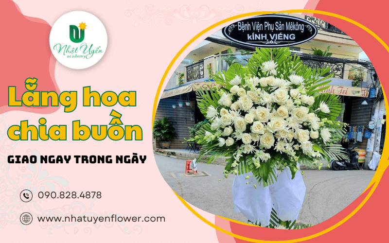 lẵng hoa chia buồn