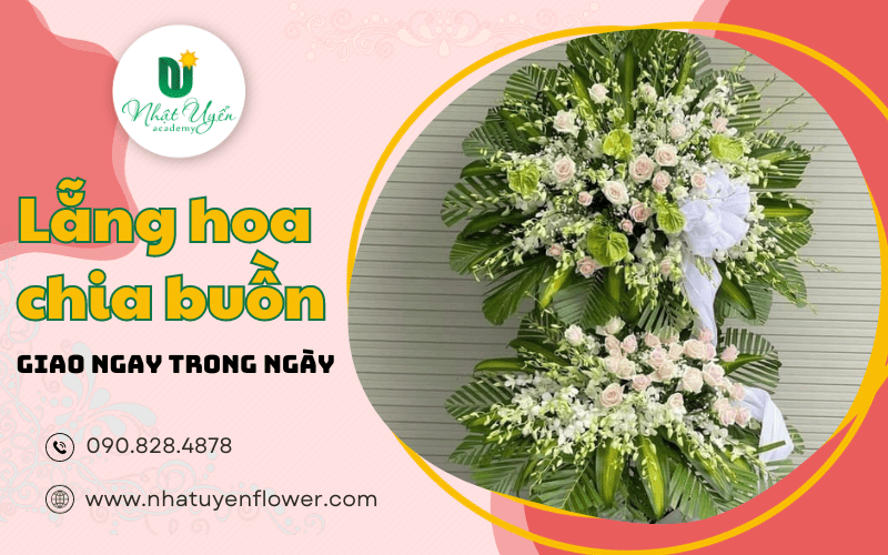 lẵng hoa chia buồn