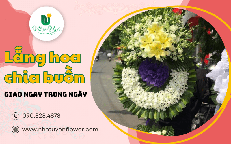 lẵng hoa chia buồn