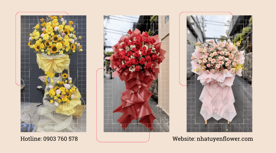 Giới thiệu các mẫu lẵng hoa mừng khai trương được ưa chuộng tại Nhật Uyển Flower