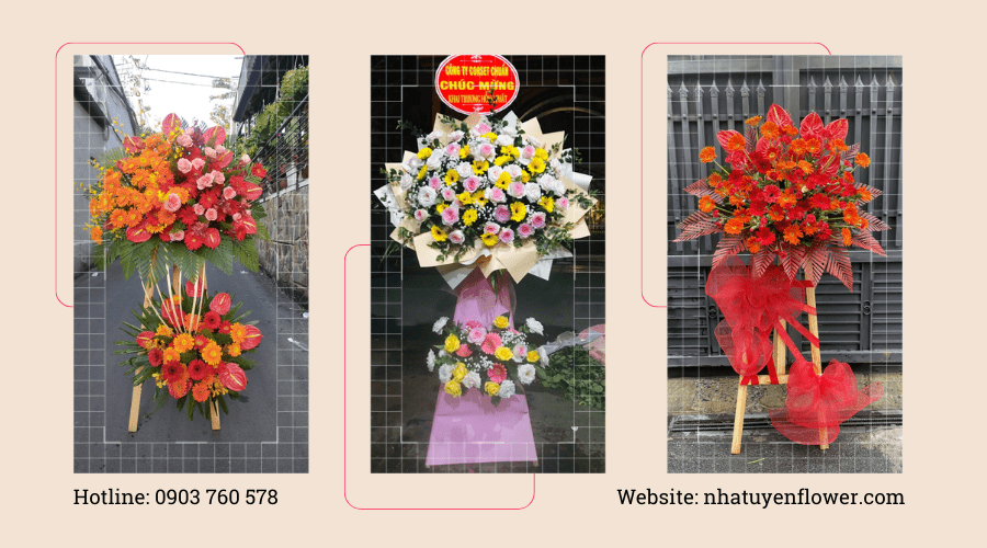 Giới thiệu các mẫu lẵng hoa mừng khai trương được ưa chuộng tại Nhật Uyển Flower