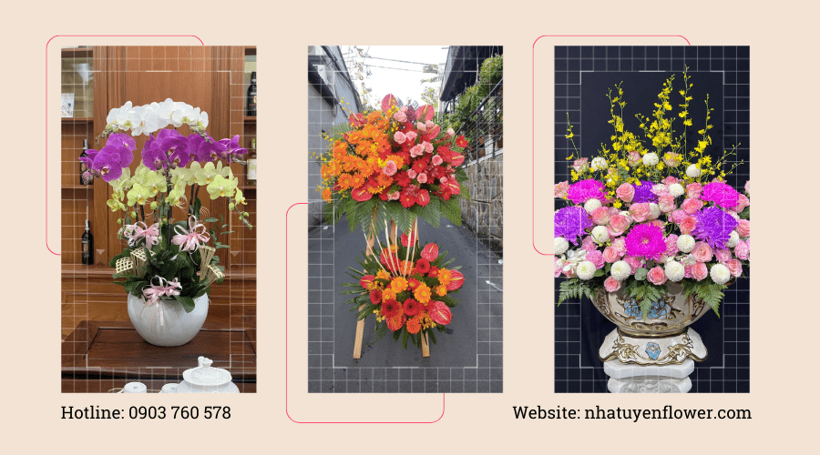 Giới thiệu các mẫu lẵng hoa mừng khai trương được ưa chuộng tại Nhật Uyển Flower